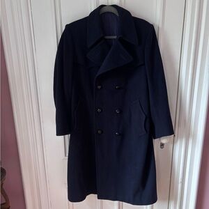 Men’s Vintage San Martein Italian Wool Fully Lined Double Breasted Pea coat